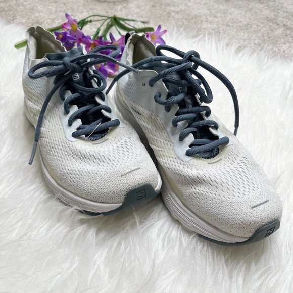 Salomon Shoes - Salomon Running Shoes Sonic RA Pro 2 Sneakers Size 7.5 White